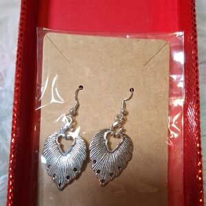 Elegant Silver Leaf Earrings